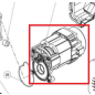 Электродвигатель 2000Вт для мойки высокого давления WORTEX PW1320 (LT501-1800B-MO-28)