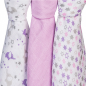 Пеленка детская BABYONO 70х70 см фиолетовая 3 штуки (348/04) - Фото 2