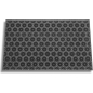 Коврик придверный YPGROUP 58х36,5 см Кружочки черный (К17) - Фото 2