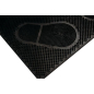 Коврик придверный YPGROUP 75х45 см Следы черный (К21) - Фото 3