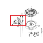 Механизм управления карбюратора для газонокосилки ECO LG-733 (DV173) (305301)