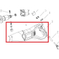 Корпус в сборе для пилы сабельной WORTEX SR1590E (JIF-DU06-20-03+09)