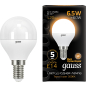 Лампа светодиодная E14 GAUSS Black 6,5 Вт 3000K (105101107) - Фото 2