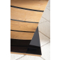 Стол кухонный SIGNAL Leonardo 140 дуб/черный 140-180х80х76 см (LEONARDODD140) - Фото 9