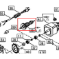 Ротор МФ2 резьба на валу якоря М8 для фрезера ФИОЛЕНТ (СТИФ684263003-01И)