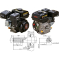 Двигатель бензиновый LONCIN G200F (G200FR) - Фото 3