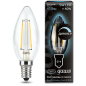 Лампа светодиодная филаментная E14 GAUSS 5 Вт 4100K диммируемая (103801205-D)