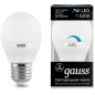 Лампа светодиодная E27 GAUSS 7 Вт 4100K диммируемая (105102207-D)