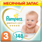 Подгузники PAMPERS Premium Care 3 Midi 6-10 кг 148 штук (8001841648828)