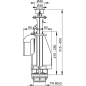 Сливной механизм для унитаза ALCAPLAST (A08-BL-01) - Фото 2