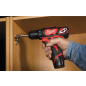 Дрель-шуруповерт аккумуляторная MILWAUKEE M12 BDD-202С и набор бит MILWAUKEE Shockwave 40 штук (4933441915/a) - Фото 12