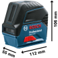 Уровень лазерный BOSCH GCL 2-15 Professional (0601066E02) - Фото 3