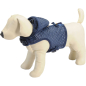 Шлейка для собак CAMON Зимняя с капюшоном стеганая XS 34-40 см синяя (DC0193/B)