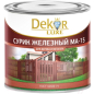 Сурик железный DEKOR МА-15 красно-коричневый 1,8 кг