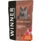 Влажный корм для кошек с чувствительным пищеварением МИРАТОРГ Winner Extra Meat телятина в желе пауч 80 г (1010022543) - Фото 2