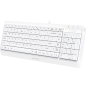 Комплект клавиатура и мышь A4TECH Fstyler F1512 White - Фото 4