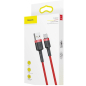 Кабель BASEUS Сafule Cable USB For Type-C Red (CATKLF-B09) - Фото 5