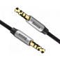 Кабель BASEUS Yiven Audio Cable M30 Silver Black (CAM30-CS1) - Фото 4