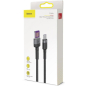 Кабель BASEUS Cafule Cable HW Gray Black (CATKLF-PG1) - Фото 8