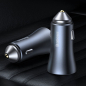 Автомобильное зарядное устройство BASEUS Golden Contactor Pro CCJD-A0G Dark Gray - Фото 7