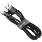 Кабель BASEUS Cafule Cable USB For IP Black Gray (CALKLF-AG1)