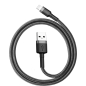 Кабель BASEUS Cafule Cable USB For IP Black Gray (CALKLF-AG1) - Фото 3