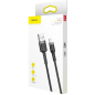 Кабель BASEUS Cafule Cable USB For IP Black Gray (CALKLF-AG1) - Фото 6