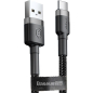 Кабель BASEUS Cafule Cable USB For Type-C Gray Black (CATKLF-BG1) - Фото 4