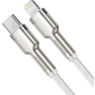 Кабель BASEUS Cafule Series Metal Data Cable Type-C to iP PD 20W 1m White CATLJK-A02 - Фото 2