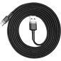 Кабель BASEUS Cafule USB2.0 AM - Type-C Black (CATKLF-CG1) - Фото 8