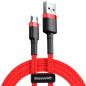 Кабель BASEUS Cafule Cable USB For Micro Red Red (CAMKLF-B09)