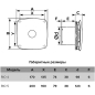 Вентилятор вытяжной накладной ЭРА Rio 5C-02 - Фото 4