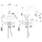 Смеситель для умывальника LEMARK Plus Spirit (LM1907C) - Фото 2