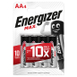 Батарейка AA ENERGIZER Max алкалиновая 4 штуки
