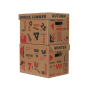 Набор коробок картонных KARDECO 360х265х260 мм красный/черный 2 штуки (KLD002r)