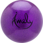 Мяч для художественной гимнастики AMELY фиолетовый (AGB-303-15-PU)