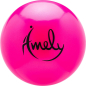 Мяч для художественной гимнастики AMELY розовый (AGB-301-15-PI)