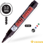 Маркер перманентный фетровый CROWN Multi Marker черный (CPM-800black) - Фото 3