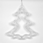 Фигура светодиодная UNIEL ULD-H3543-070/STA WHITE IP20 XMAS TREE Ёлочка подвесная 35х43 см 70 диодов белый (UL-00001405) - Фото 2