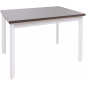 Стол кухонный DREWMIX Max 5 P графит/белый 120-150х80х78 см (66381)