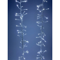 Гирлянда новогодняя светодиодная ЭРА Enin-WC Мишура 3,9 м 200 диодов белый/белый провод - Фото 4