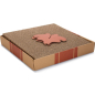 Когтеточка-домик из картона BEEZTEES New Year Подарок 36х36х36 см (8712695195252) - Фото 2