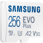 Карта памяти SAMSUNG Evo Plus 2021 microSDXC 256 Гб с адаптером SD (MB-MC256KA) - Фото 3