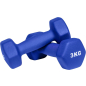 Гантель неопреновая PROFIT 3 кг синий (MDK-101-4) - Фото 3