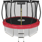 Батут PROFIT Premium Inside D312 см - 10 ft с защитной сеткой и лестницей красный
