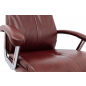 Кресло компьютерное AKSHOME Marsel Chrome Eco коричневый бриллиант (79704) - Фото 5