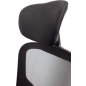 Кресло компьютерное AKSHOME Bruno ткань/сетка черный (79329) - Фото 7
