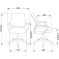 Кресло компьютерное AKSHOME Ricci New серый/черный (80014) - Фото 5