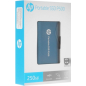 Внешний SSD диск HP P500 250GB Blue (7PD50AA) - Фото 4