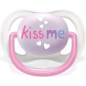 Пустышка силиконовая PHILIPS AVENT Ultra Air Kiss Me/Бабочка ортодонтическая с 0 мес для девочек 2 штуки (SCF080/14) - Фото 4